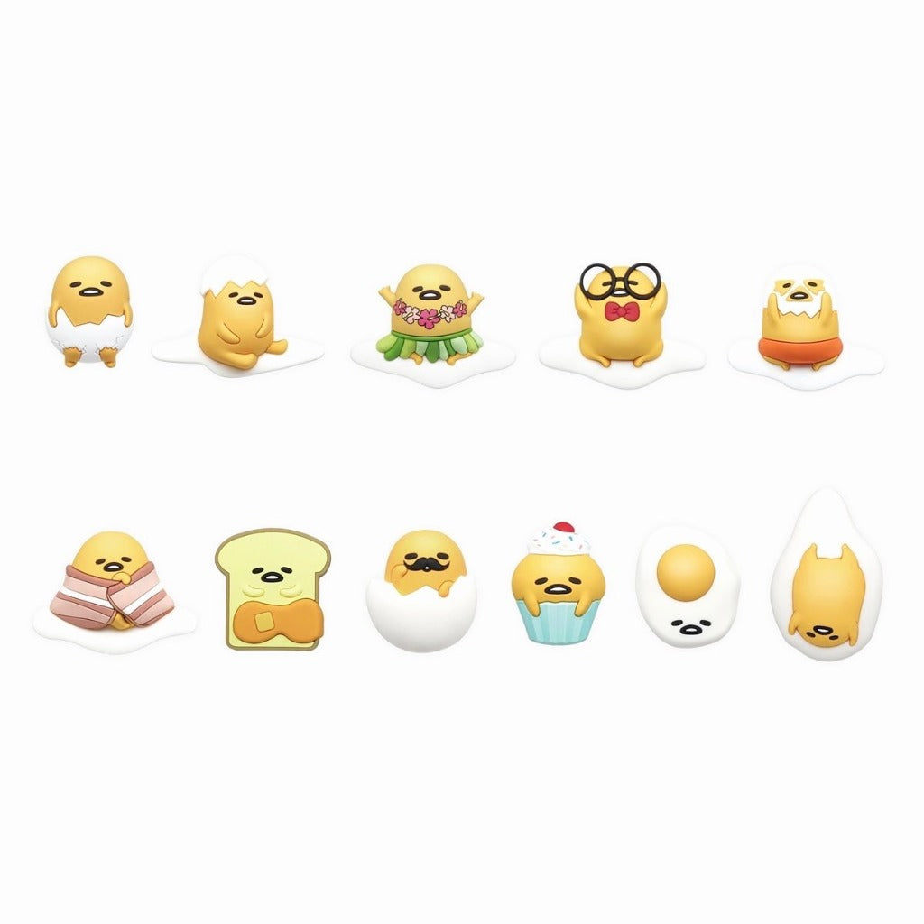 Gudetama the Lazy Egg figural bag clip 11 poses