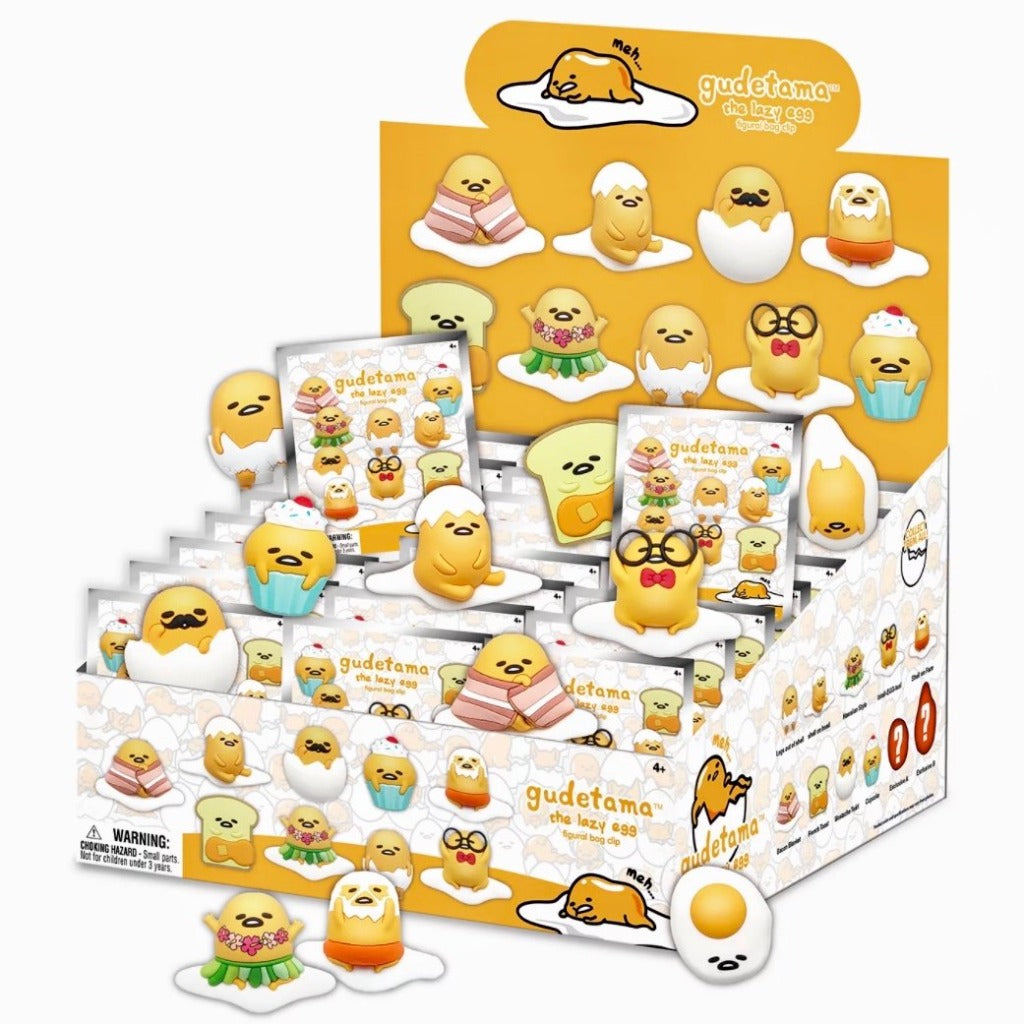 Gudetama the Lazy Egg view of blind bag display box