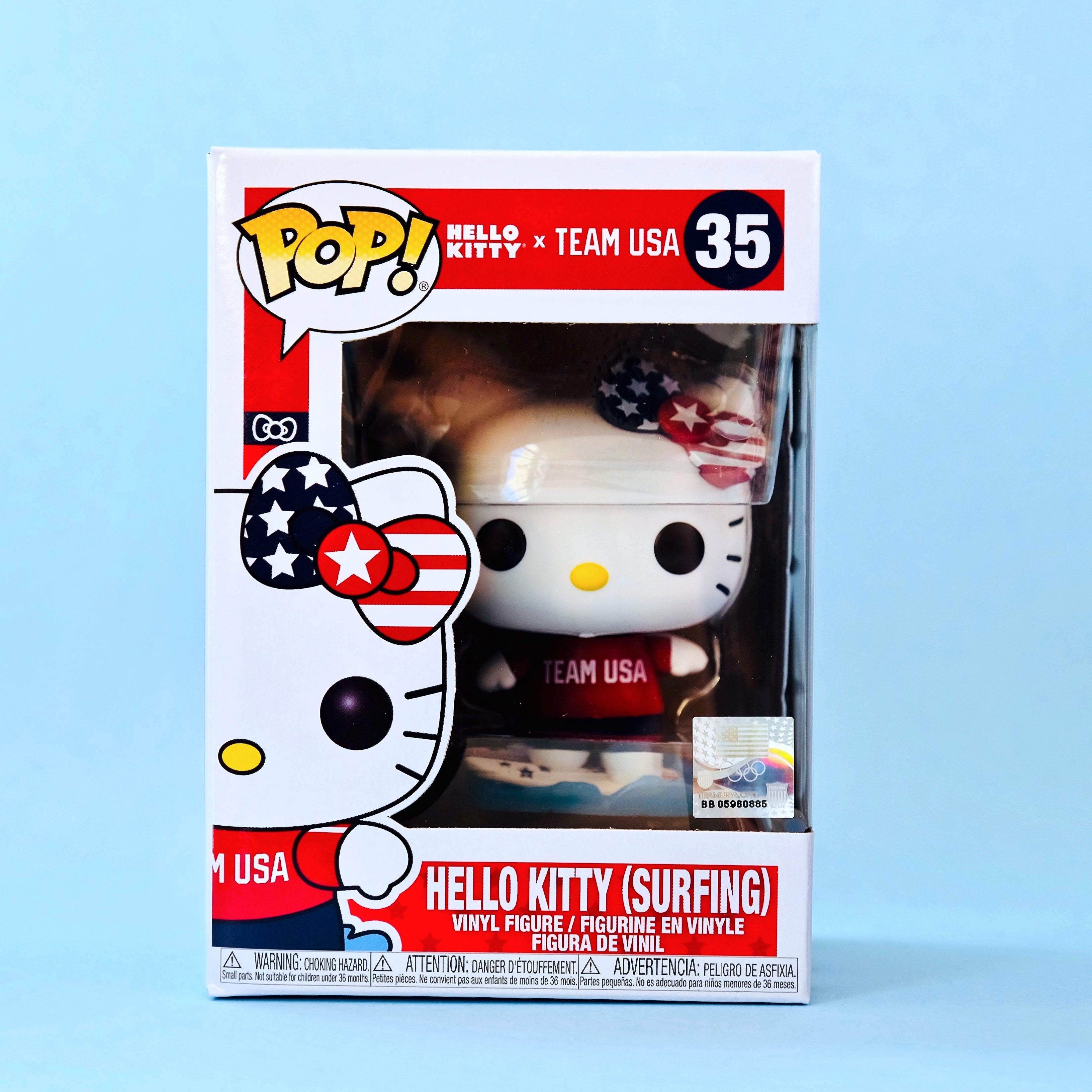 Funko POP! Hello Kitty: Team USA Surfing 35