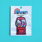 Loungefly Hello Sanrio Bubblegum Iron-on Patch front