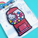 Hello Sanrio Bubblegum Machine patch closeup