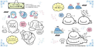 San-X Jinbesan adult coloring book japanese coloring tip
