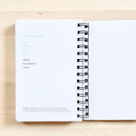 back page of light pink morning glory scheduler