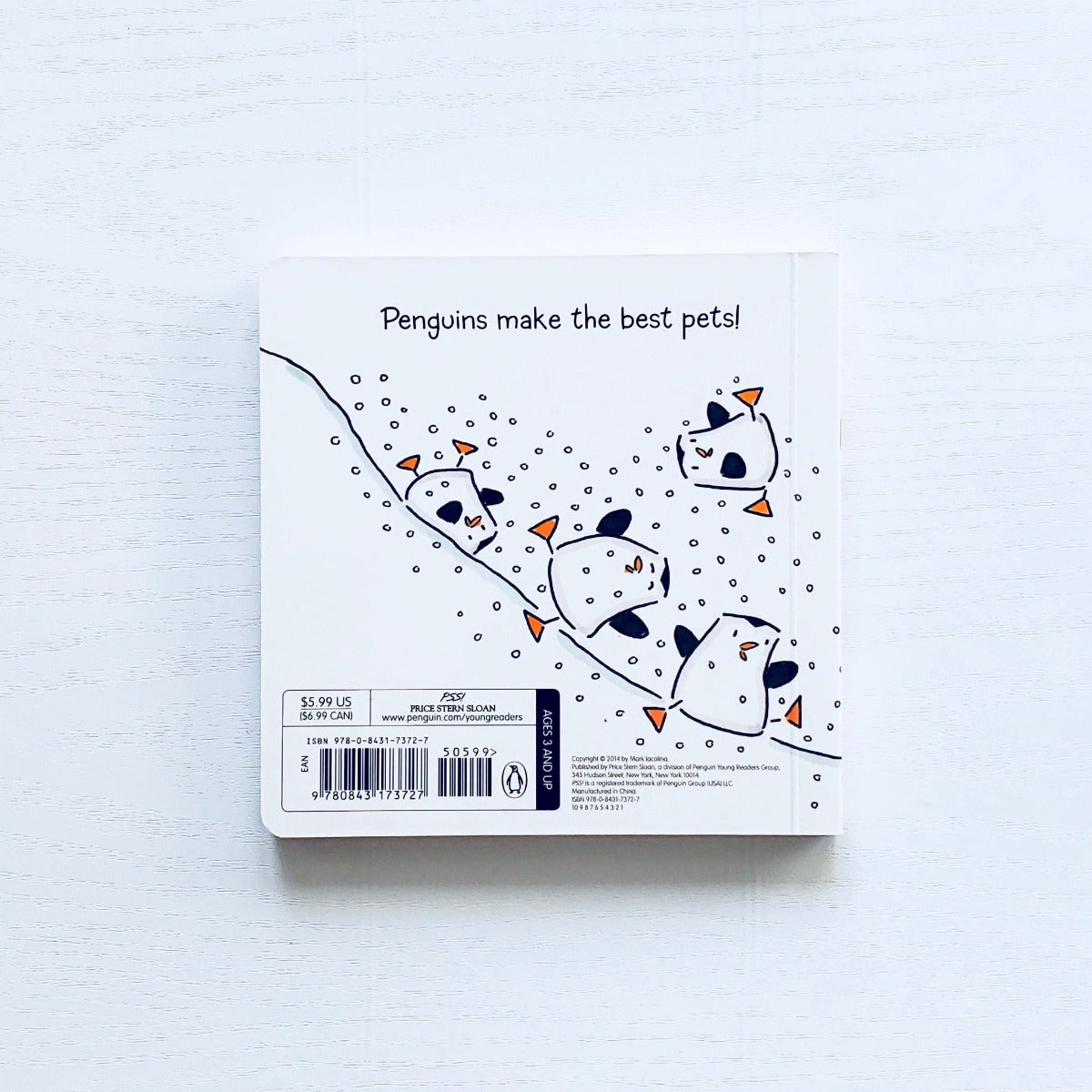 My Pet Penguins back cover