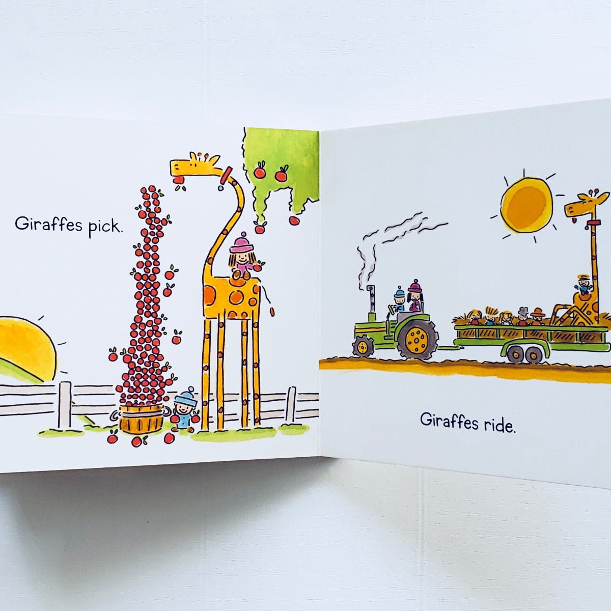 My Pet Giraffe inside pages