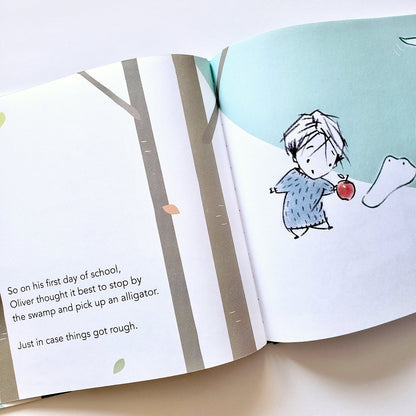Oliver and his Alligator inside pages
