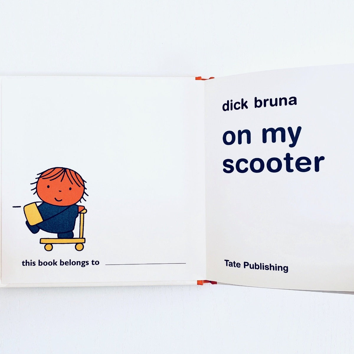 Dick Bruna On My Scooter inside cover