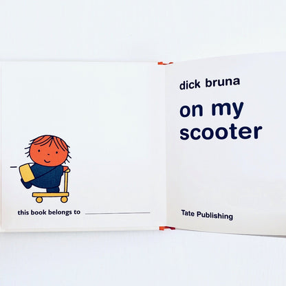 Dick Bruna On My Scooter inside cover