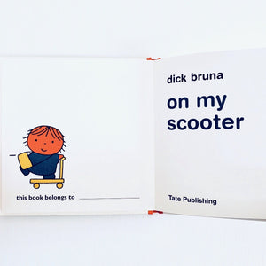 Dick Bruna On My Scooter inside cover