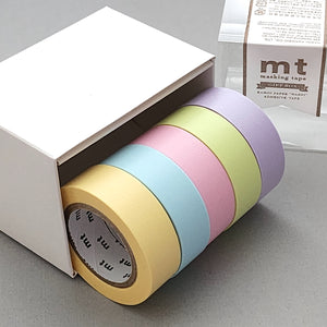 mt washi tape pastel 2 box set side view