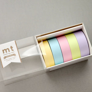 mt washi tape pastel 2 box set top view