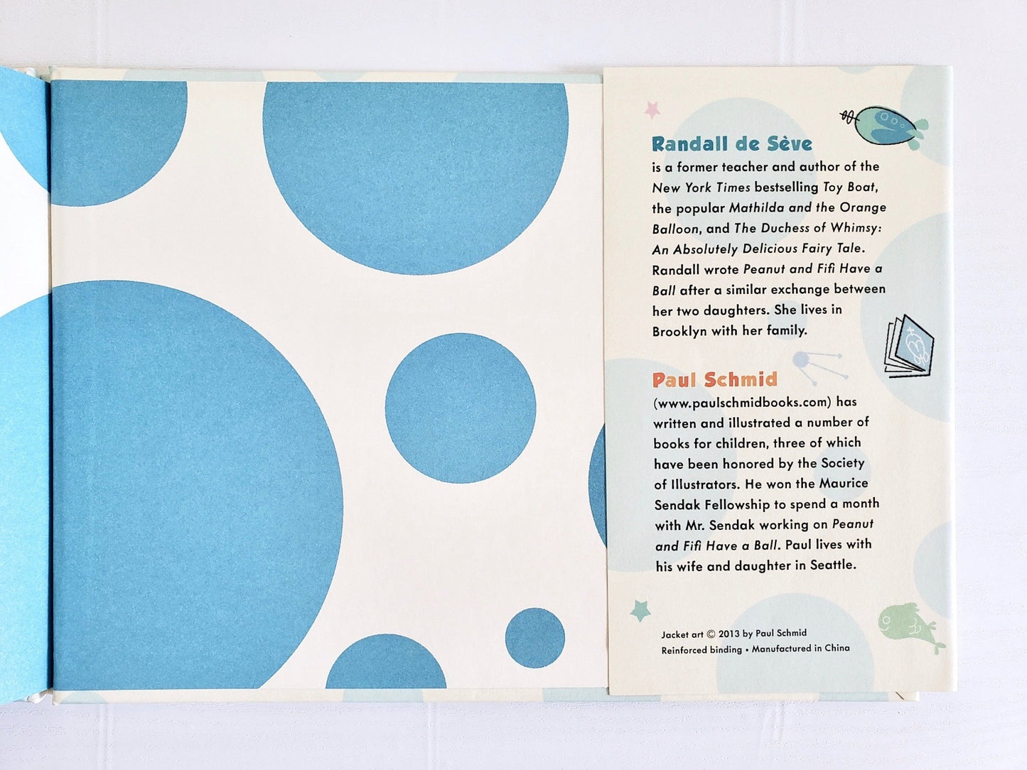 Peanut & Fifi Have A Ball inside cover