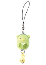 Re-Ment San-X Sumikko Gurashi Sumikko Take Out Mascot series Penguin? with headphones on reading a book and music note charm