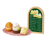 sweets tray with menu in re-ment sumikko gurashi patisserie blind box series