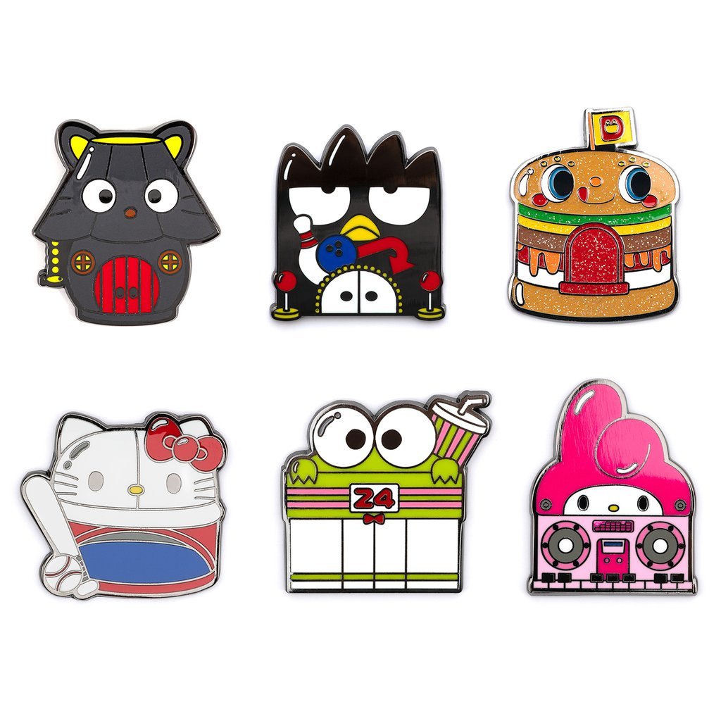 Loungefly Hello Sanrio blind box enamel pin designs