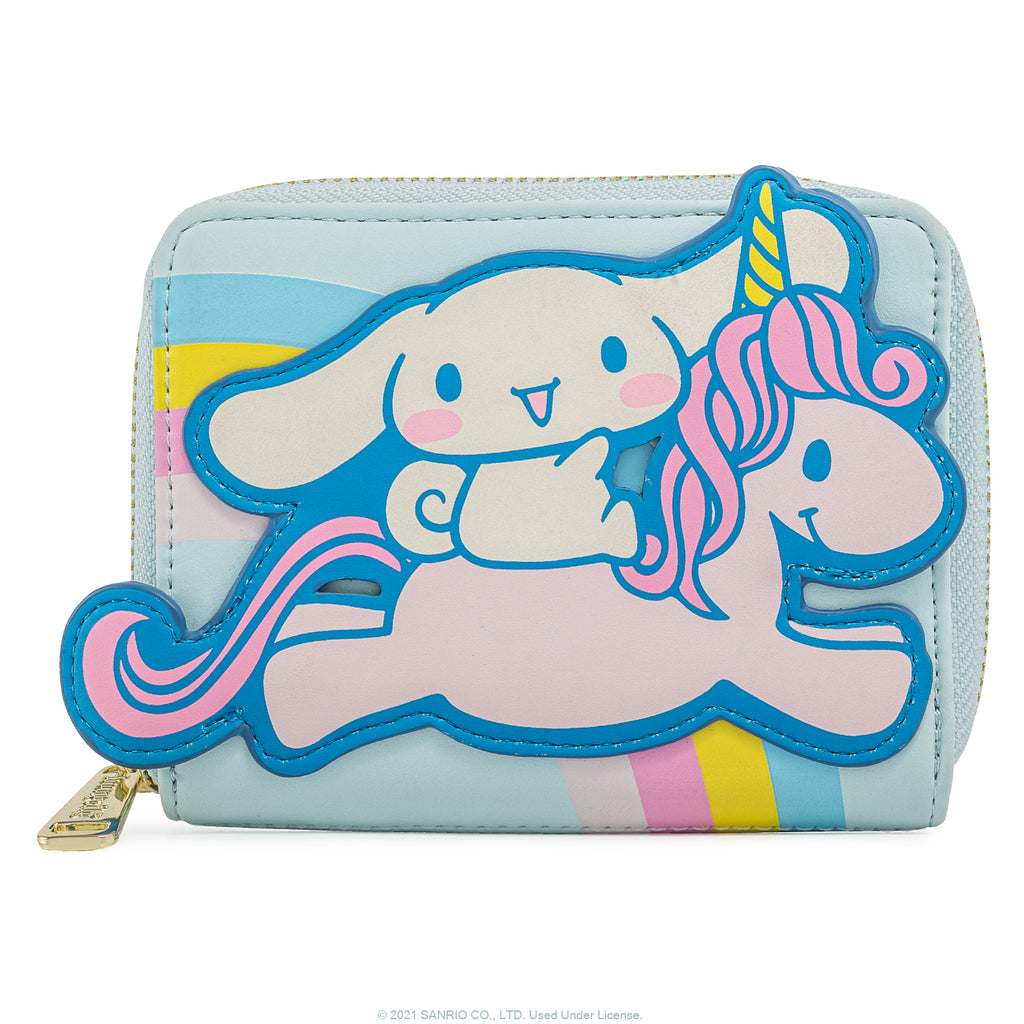 Loungefly Sanrio Cinnamoroll Unicorn wallet front view
