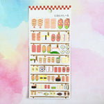 full view paper sushi stickers