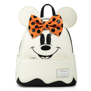 Loungefly x Disney: Minnie Mouse Ghost Glow in the Dark Mini Backpack