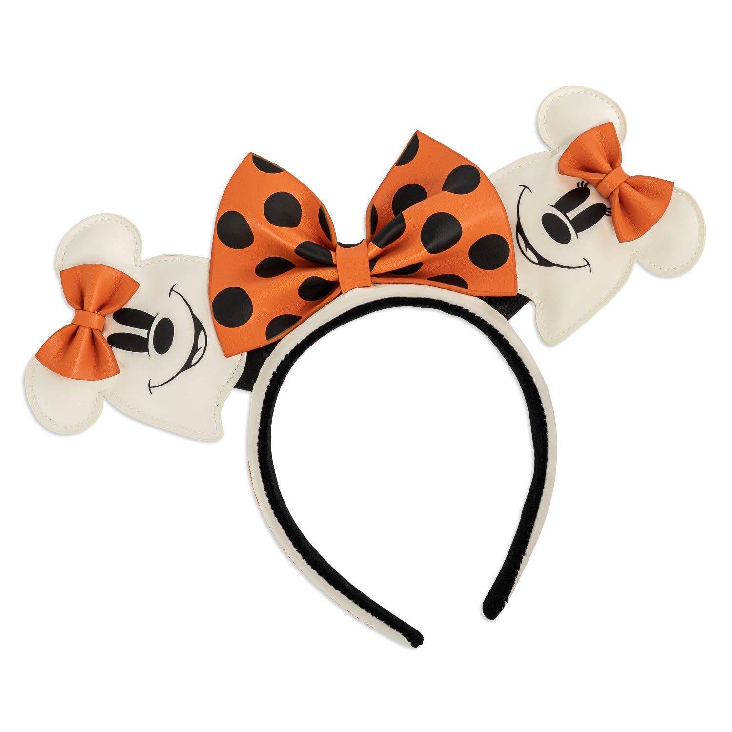 Loungefly x Disney Minnie Mouse Ghost Glow in the Dark Ears Headband