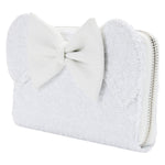 Loungefly x Disney: Minnie Mouse Sequin Wedding Zip Around Wallet
