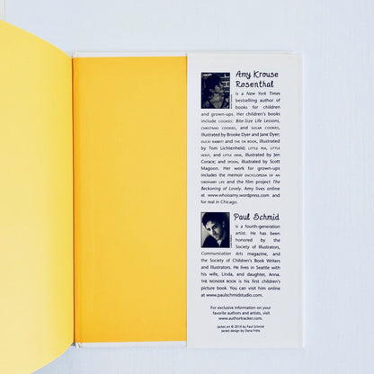 The Wonder Book inside cover