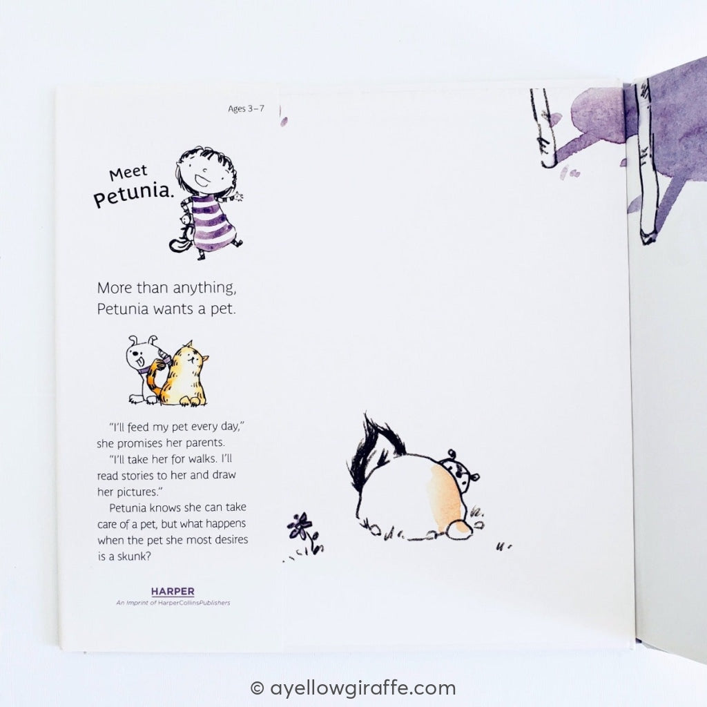 A Pet for Petunia inside cover