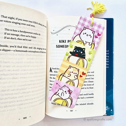bananya 4 cat scenes inside book
