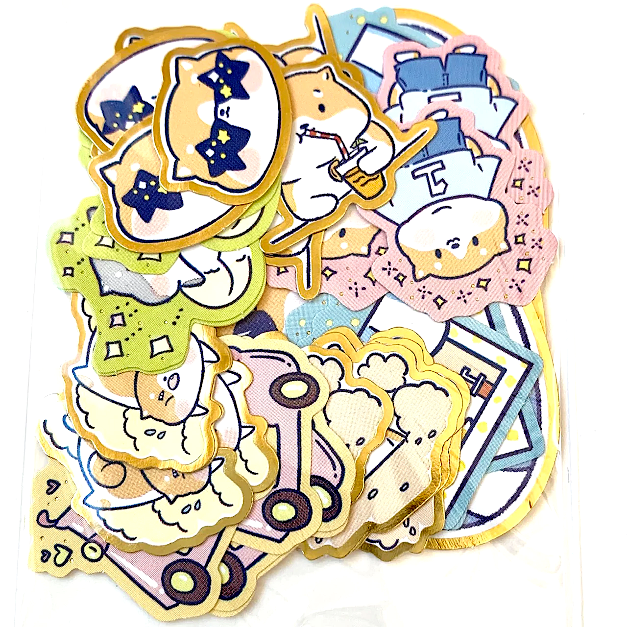 Nekoni Stickers: Boba Pack of Dogs