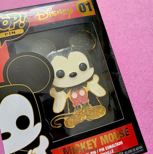Funko Pop! Disney Large Enamel Pin: Mickey Mouse 01 And Minnie 02 Collectibles