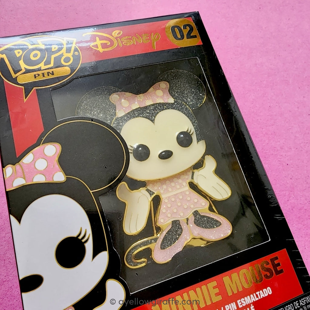 Funko Pop! Disney Large Enamel Pin: Minnie Mouse 02 Collectibles