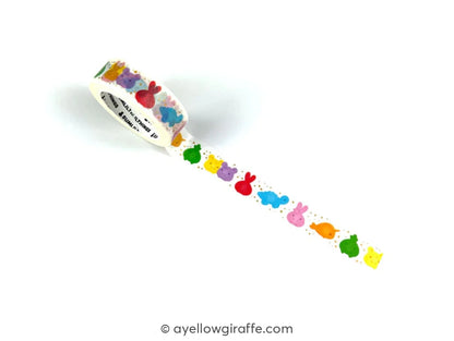 Gummy Misfits Washi Tape 15Mm - Gold Foil Washi Tape