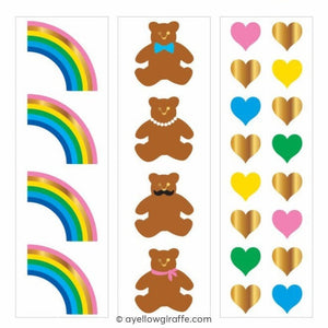 Mrs. Grossmans Stickers: Beary Cute Gift Box Stationery