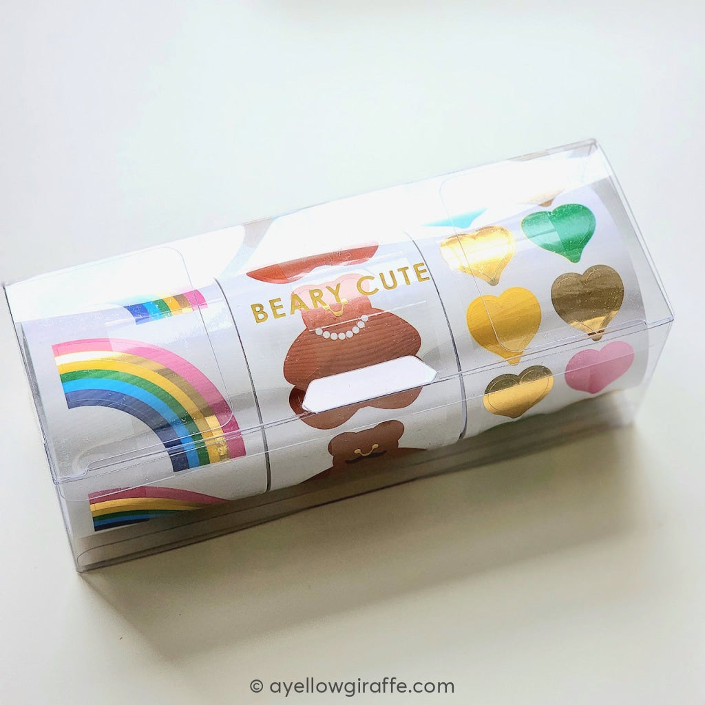 Mrs. Grossmans Stickers: Beary Cute Gift Box Stationery