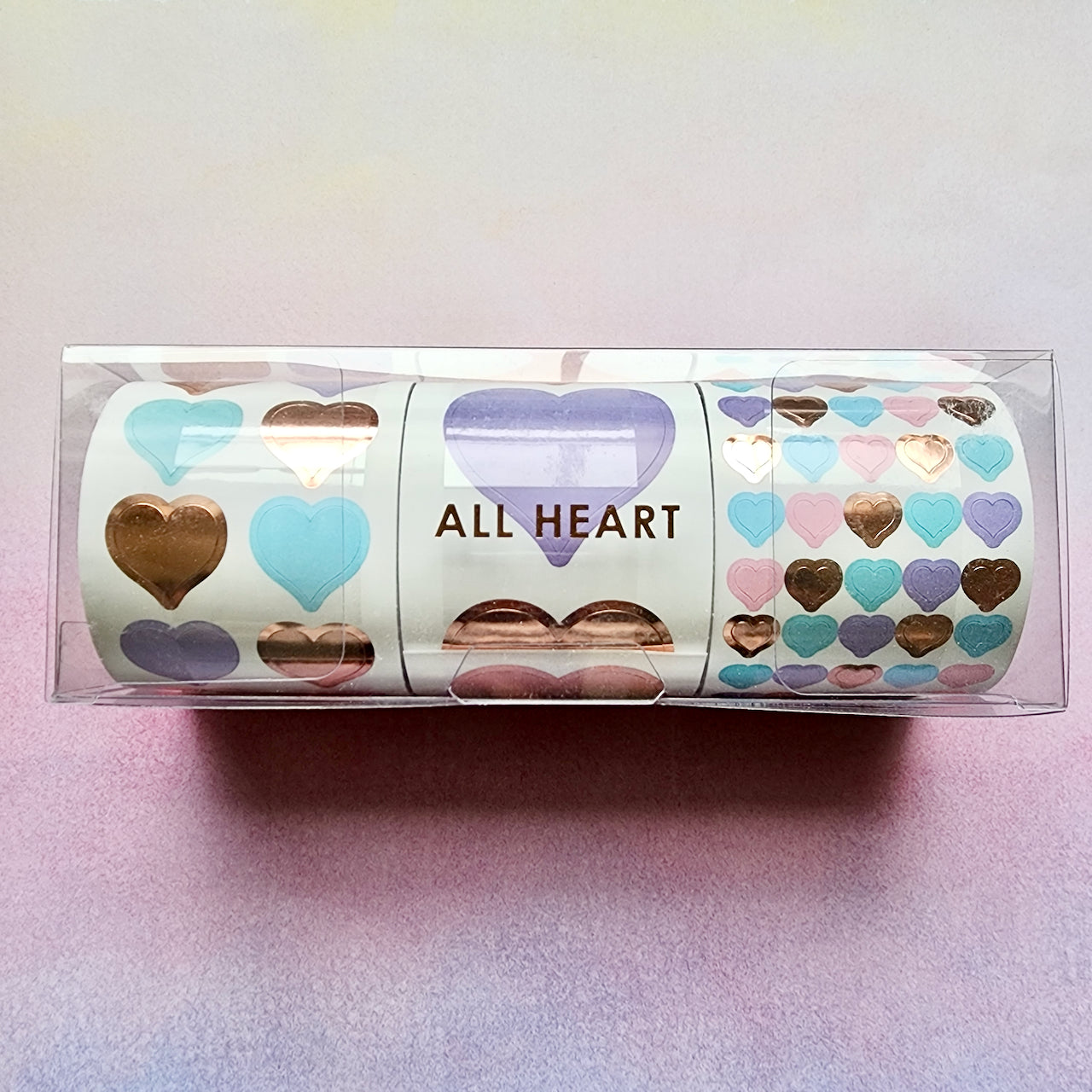 Mrs. Grossman's Stickers: All Heart Three Roll Gift Box