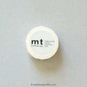 Mt Washi Tape: Matte White Stationery