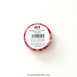 Mt Washi Tape: Red Stationery