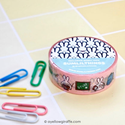 School Session Washi Tape 15Mm - Gold Foil Washi Tape
