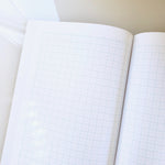 san-x sumikko gurashi 5mm grapher paper/quad-rule notebook (inside pages)