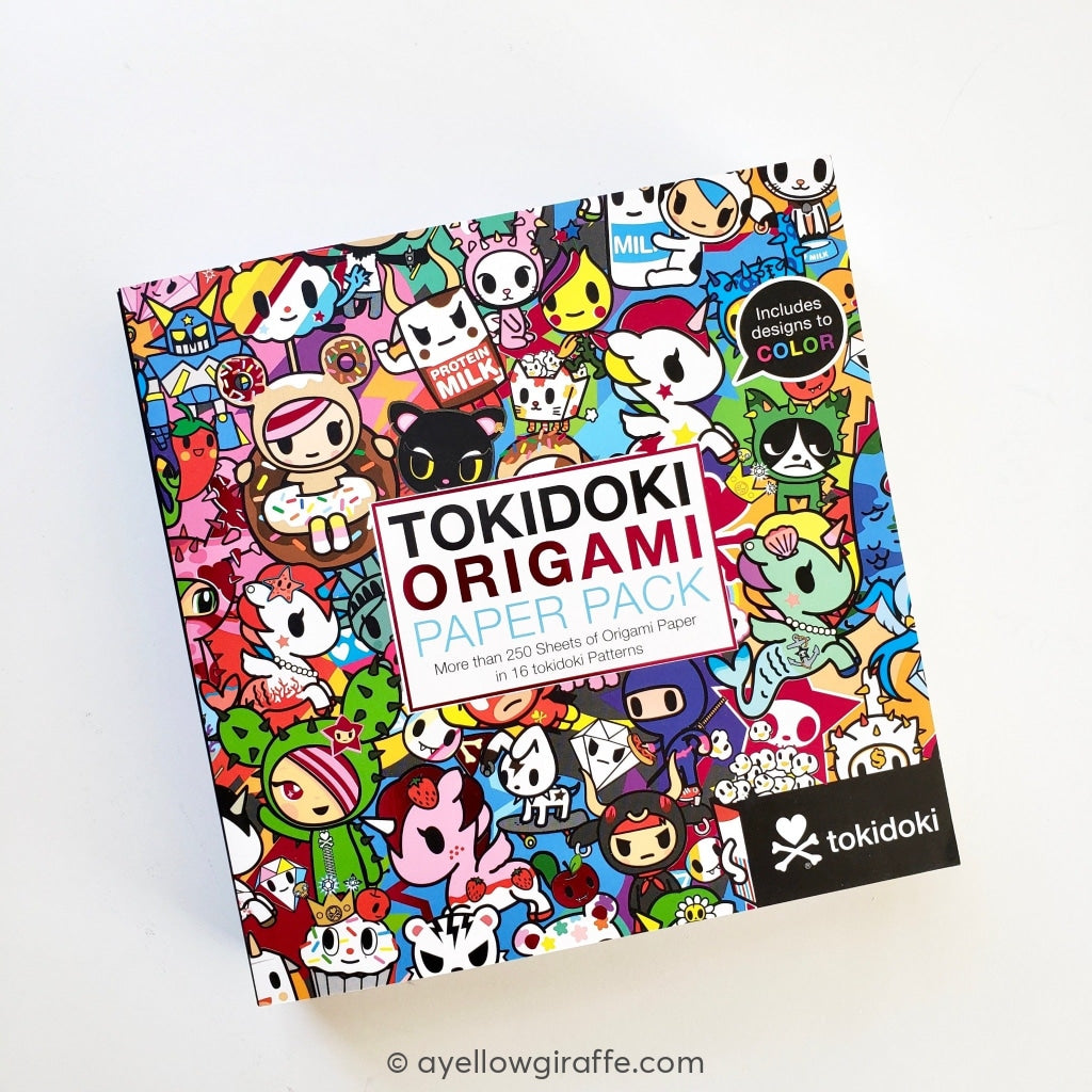Tokidoki origami paper pack book front cover