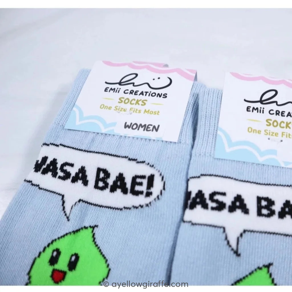 Wasabae Sushi Socks Apparel